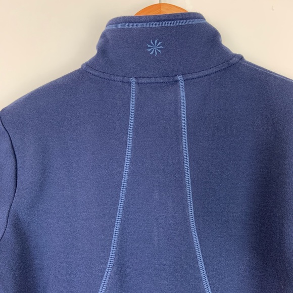 Athleta Cassidy Zip Ponte Dress Size XS Navy - Picture 6 of 7